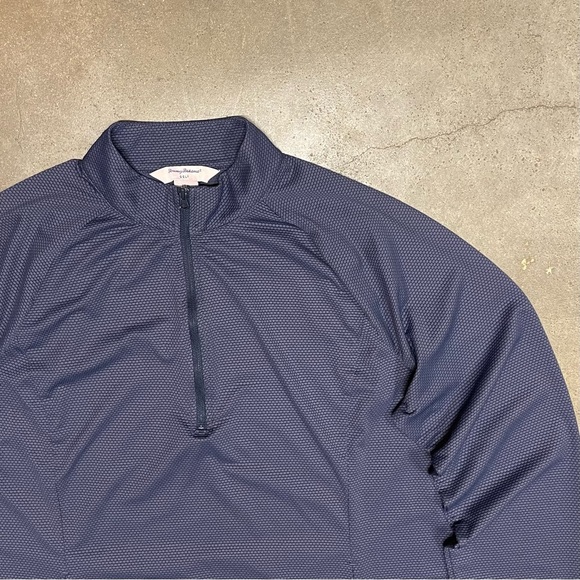 Tommy Bahama Golf Textured 1/2 Zip Jacket - Picture 2 of 10